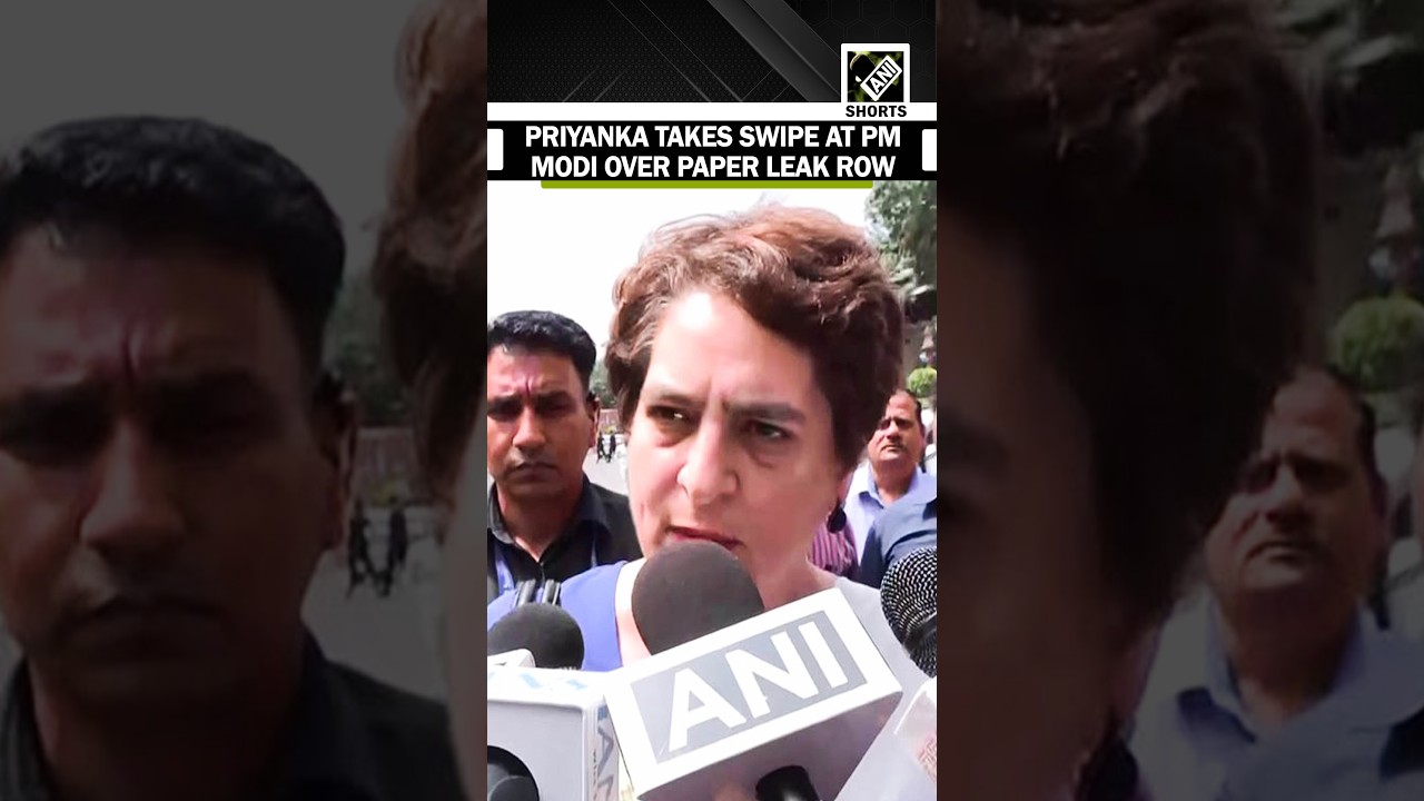 &ldquo;Papa, setting ho gaya&hellip;&rdquo; Congress&rsquo; Priyanka Gandhi takes swipe at PM Modi over paper leak issue