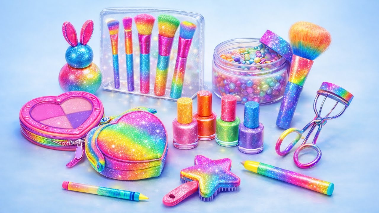 НАСТОЯЩИЙ макияж из цветной глины! 💄🎨 Суперкреативный DIY