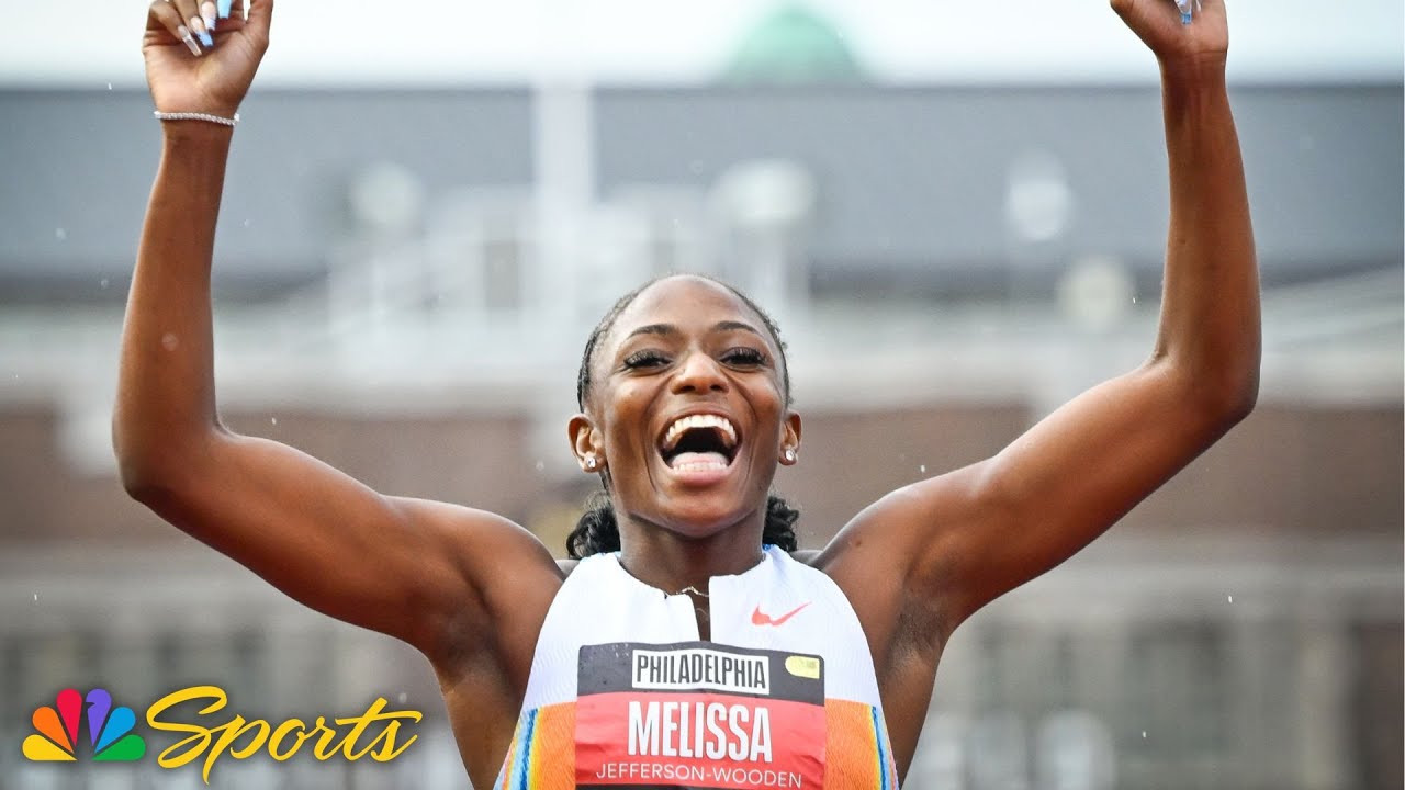 Melissa Jefferson-Wooden staves off Gabby Thomas in 200m at Grand Slam Philadelphia | NBC Sports