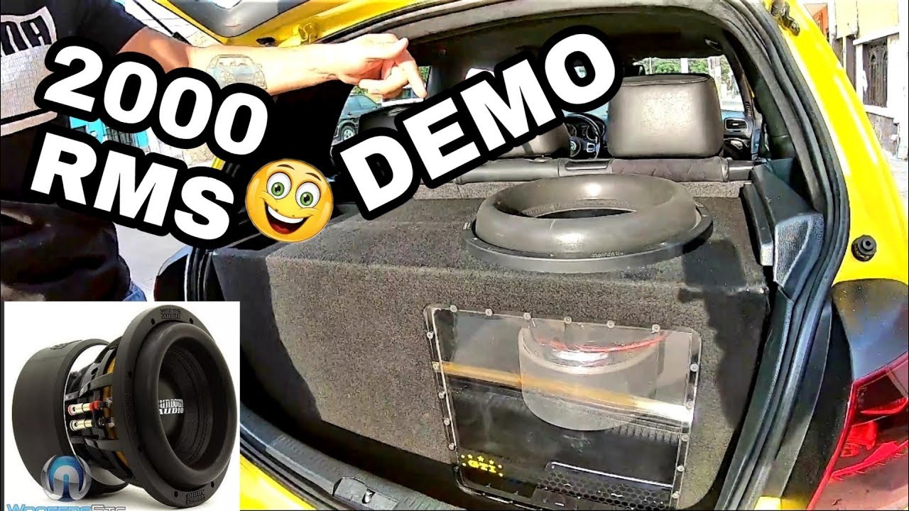 DEMO GOLF GTI MK6 2000 W ( PIONEER SUNDOWN PRECISION POWER ) ✔️✔️ lo que se rifara !!