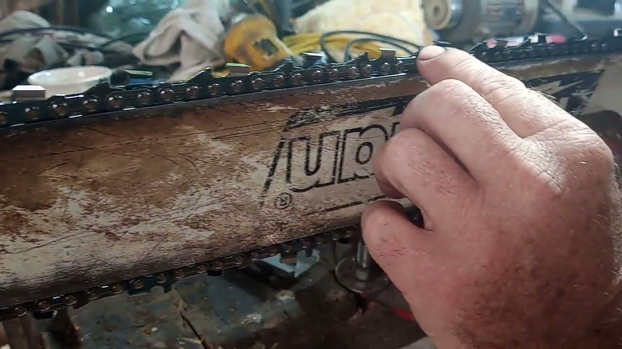 como eu preparo a corrente nova para desdobra tira tabua etc.