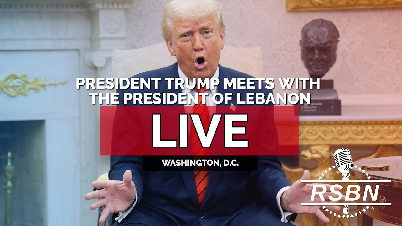 LIVE REPLAY: President Trump Meets with the President of the Republic of Lebanon - 07/21/26