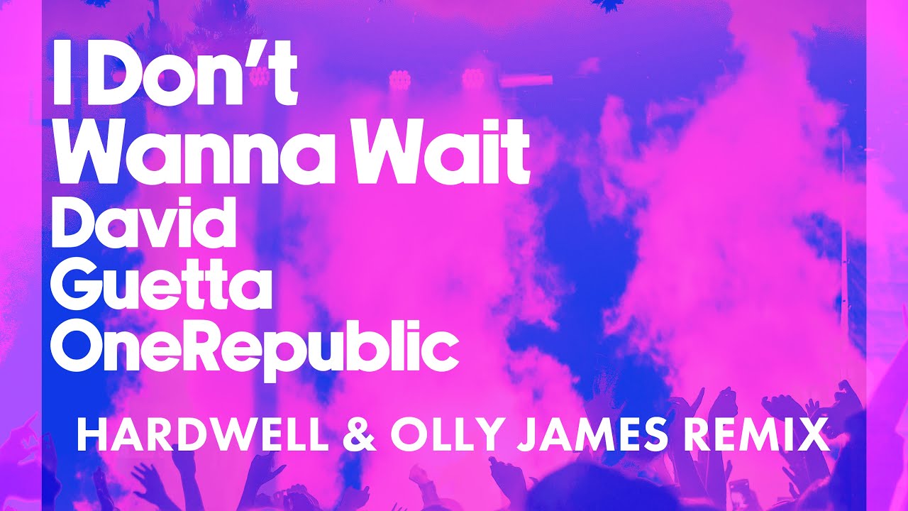 David Guetta & OneRepublic - I Don't Wanna Wait (Hardwell & Olly James remix) [Visualizer]