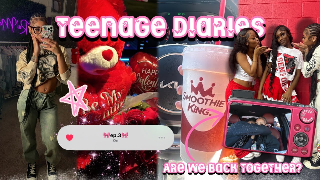 TEENAGE DIARIES 003✰ | story time, hair, friends, I have a valentines || Ra’Mariah Alexia