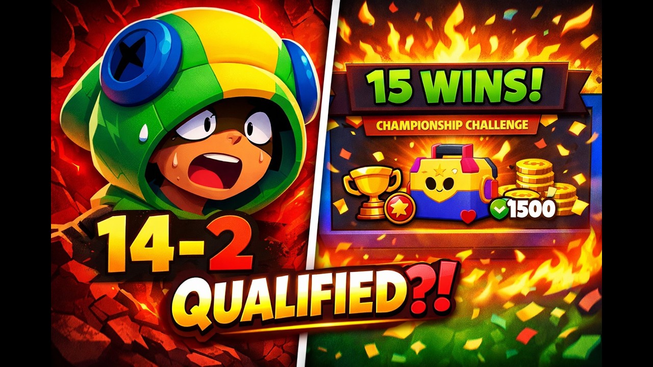 I QUALIFIED FOR THE BRAWL STARS CHAMPIONSHIP… (15 WINS SOLO QUEUE)