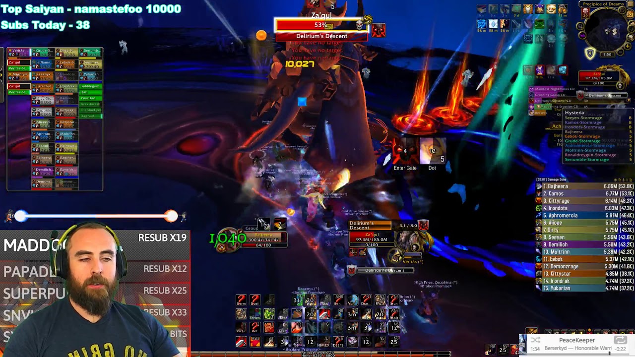 Bajheera - HEROIC ZA'QUL: 60K ARMS DPS?! - WoW BFA 8.2 Warrior PvE