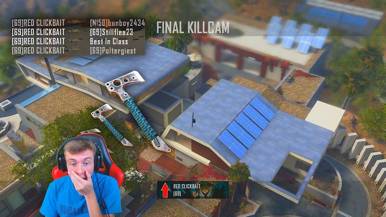 INSANE CROSS MAP TRICKSHOT ON BIG COD YOUTUBER!