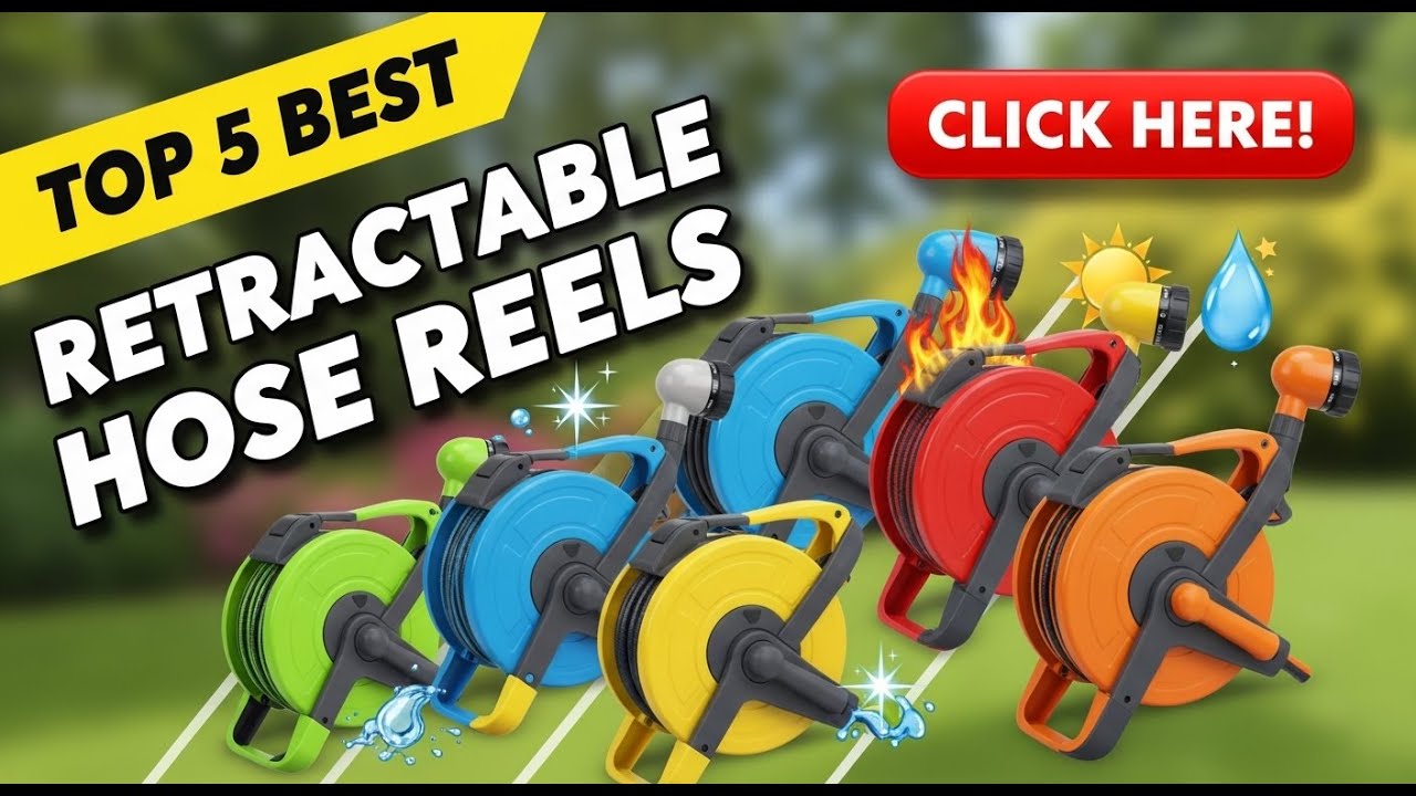 TOP 5 Best Retractable Garden Hose Reels That Make Watering Effortless in 2026