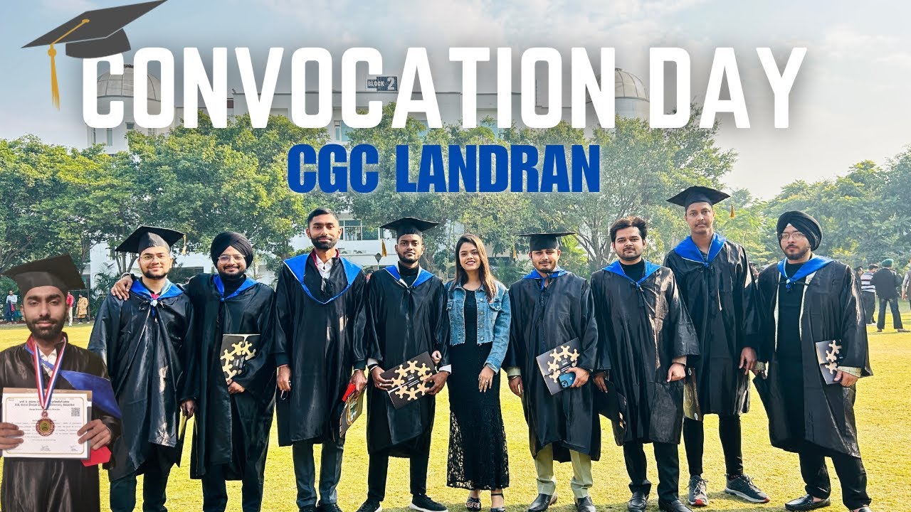 Convocation Day 🎓 Vlog  | Bronze Medal 🏅 In College | CGC Landran