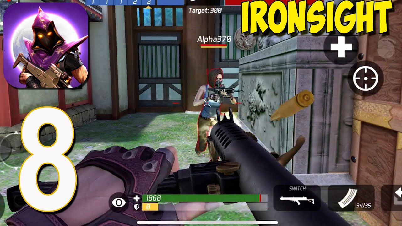 MaskGun Multiplayer FP‪S - Gameplay Walkthrough Part 8 - IRONSIGHT(iOS, Android)