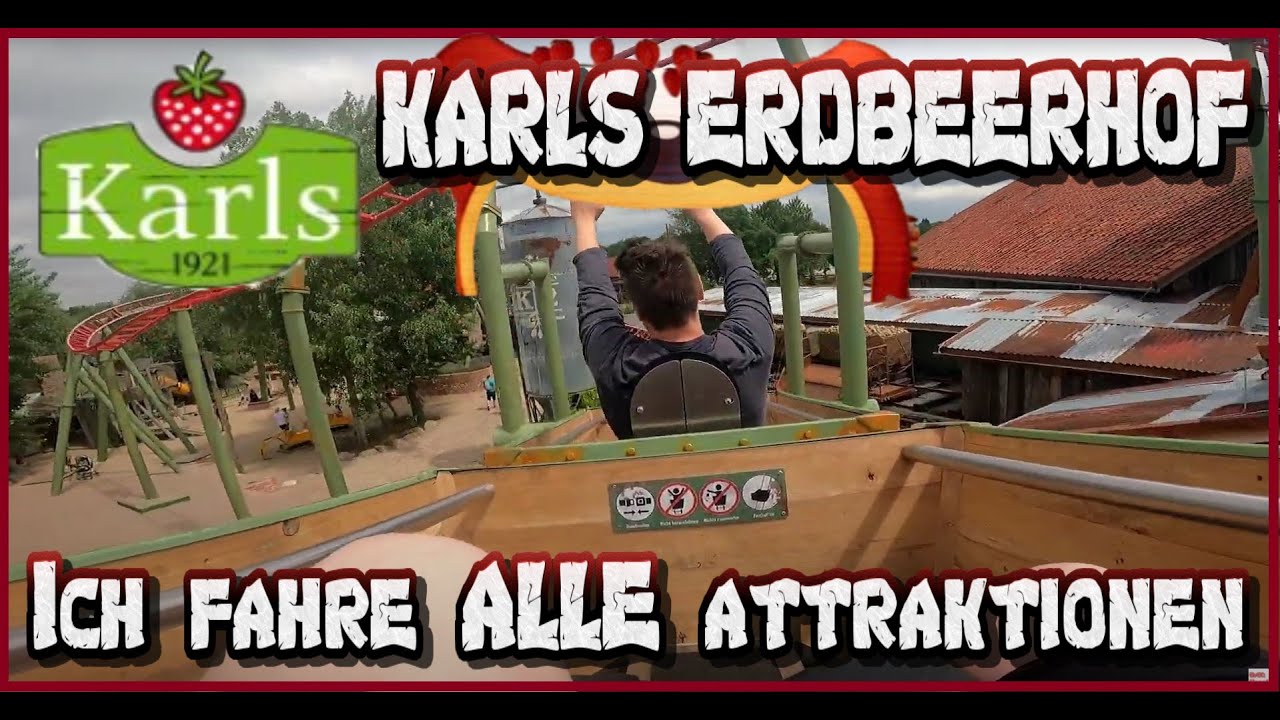 Ich fahre ALLES, auf Karls Erdbeerhof - inklusive UNFALL, fliegender Regenschirm | #Männervlog