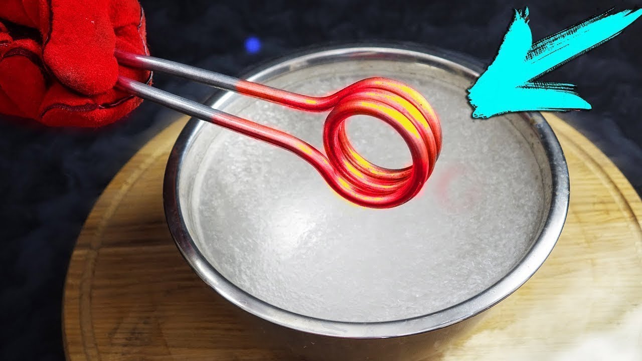 ¿Un CALENTADOR en NITROGENO LIQUIDO? | ¡Diferencia de TEMPERATURA!