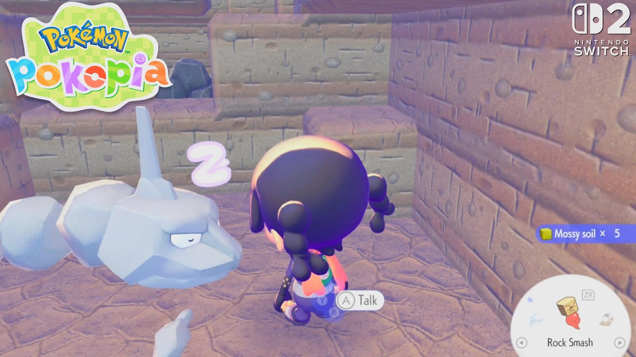 Pokémon Pokopia | Explore into Cave, Misty tomboyish letter & Onix sleeping - Withered [SW2]