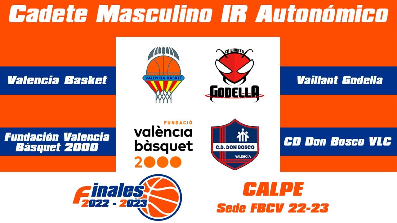 FF CADETE MASCULINO AUTONÓMICO CD Don Bosco Valencia - Vaillant Godella