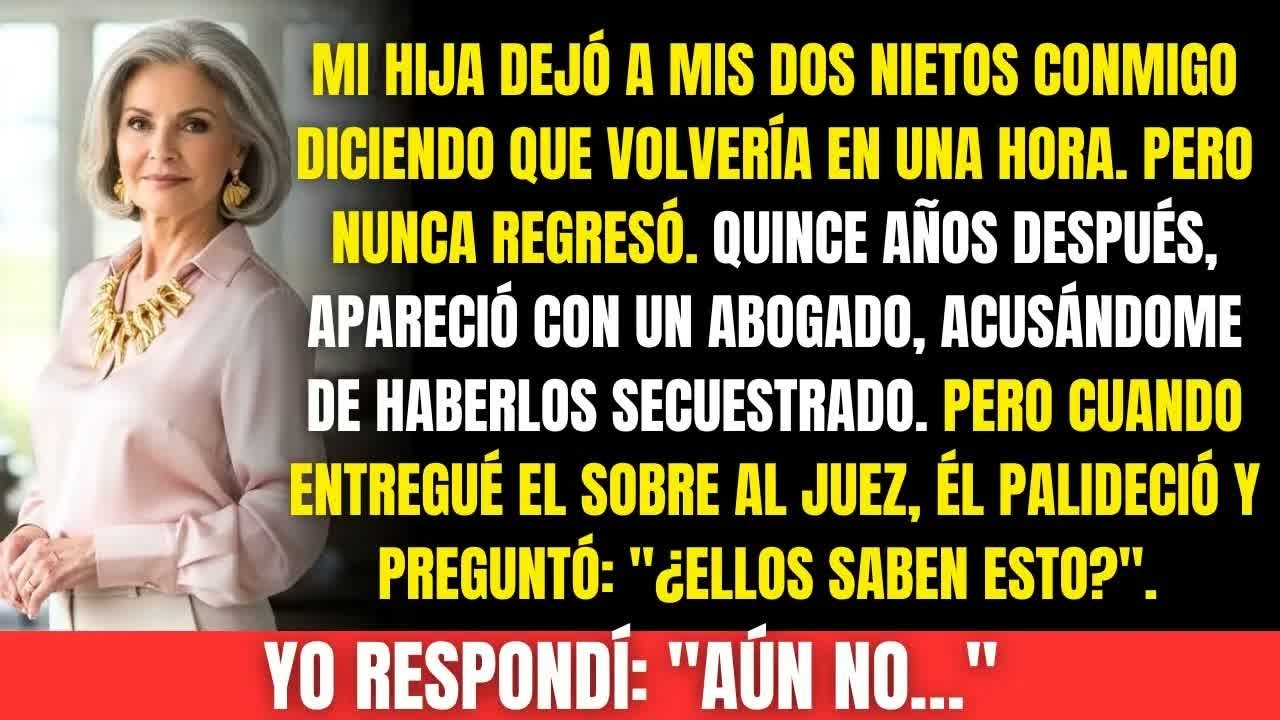 Mi hija me acusó de secuestrar a mis nietos… pero lo que entregué al juez la hizo temblar.