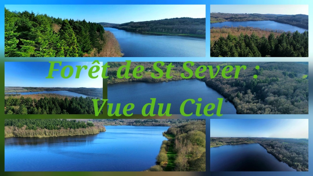 Fôret de St Sever : Vue du Ciel