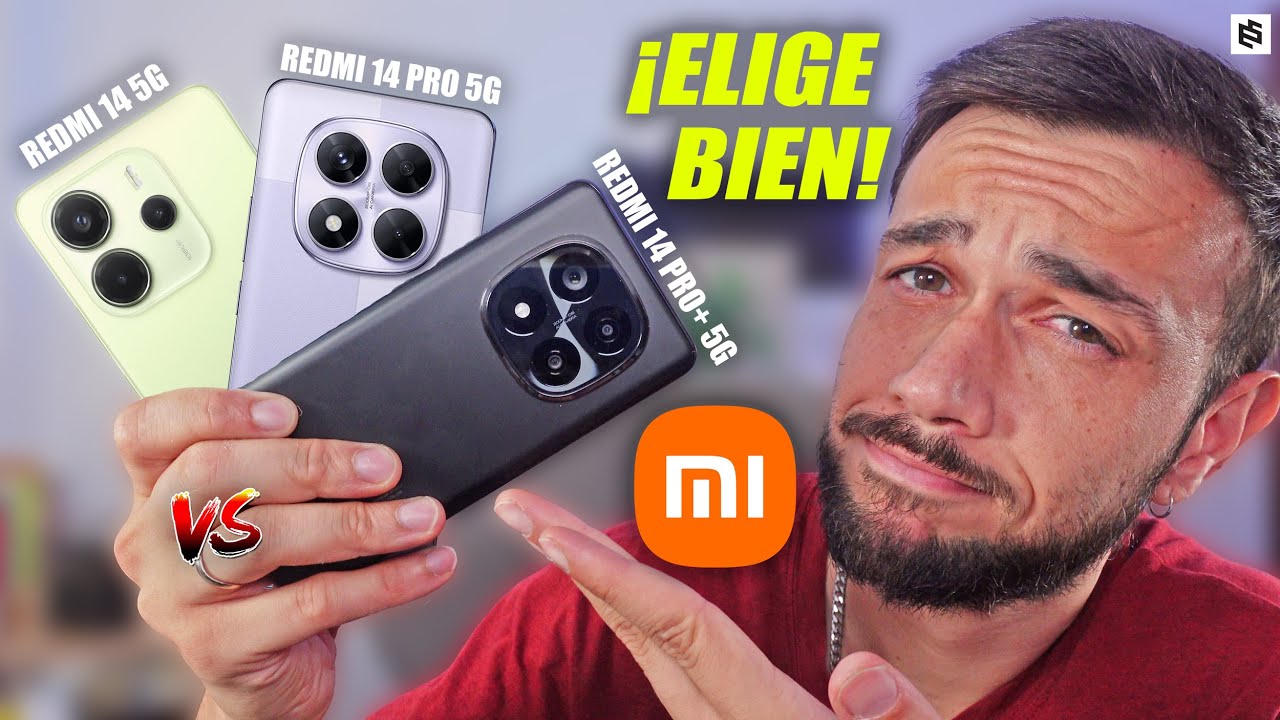 ESTÁ CLARO!✅Xiaomi REDMI NOTE 14 5G vs 14 PRO 5G vs 14 PRO PLUS
