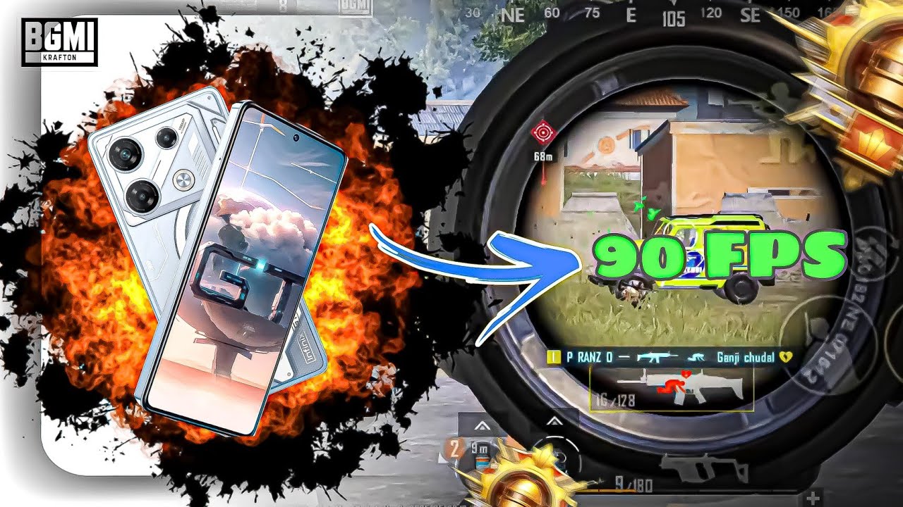 BGMI Test on Infinix GT 10 Pro | Gaming Performance, 90FPS, and Heat Test 