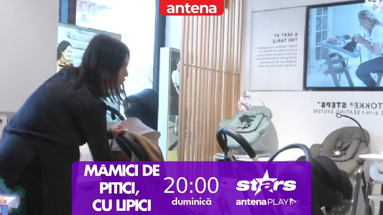 Andreea Popescu, în căutare de accesorii la baby shop