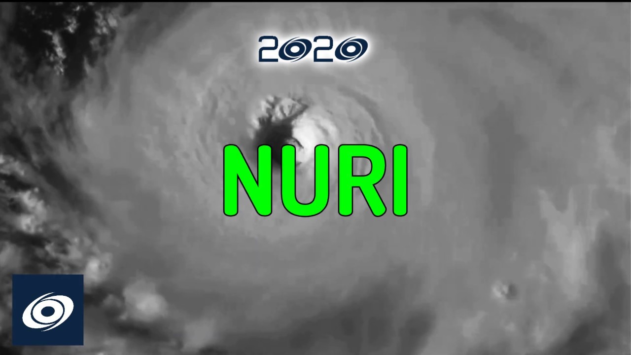 The Track of Tropical Storm Nuri (2020)