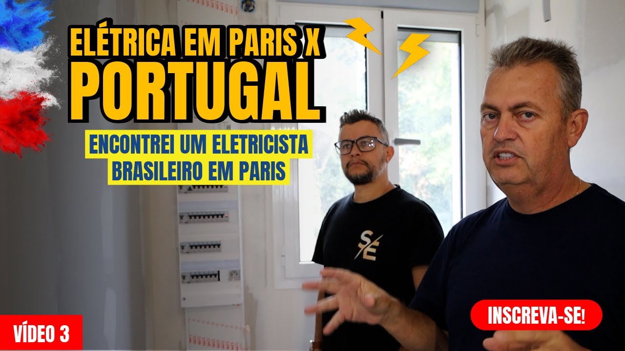 Eletricista Brasileiro em Paris Revela: Diferenças Chocantes nas Instalações da França x Portugal!