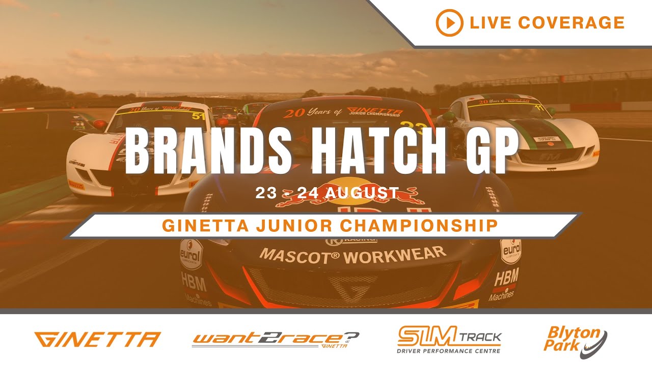 2025 Ginetta Junior Championship | Brands Hatch GP | Round 18 | LIVE