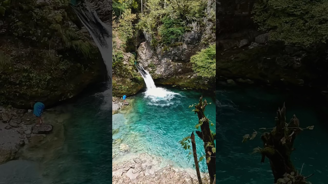 The Blue Eye in Theth is a simply breathtaking waterfall nestled in the Albanian Alps #albanianalps