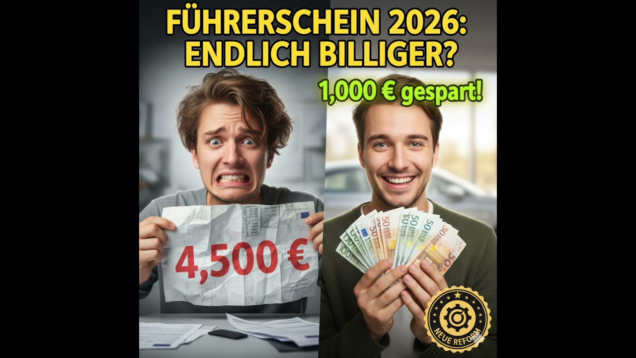 Führerschein-Revolution 2026: Endlich billiger? Das ändert sich jetzt!