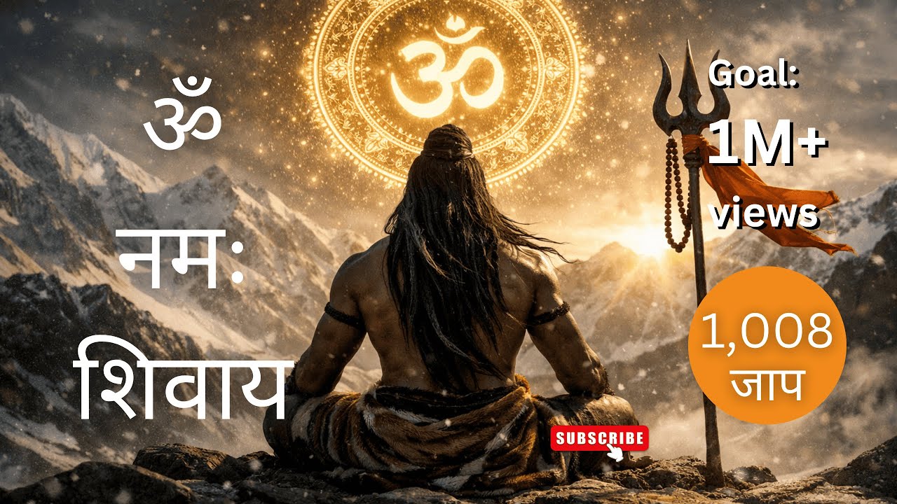 Om Namah: Shiavya | 1,008 JAAP | Shiv Mantra | Peaceful Jaap for Meditation & Positivity.