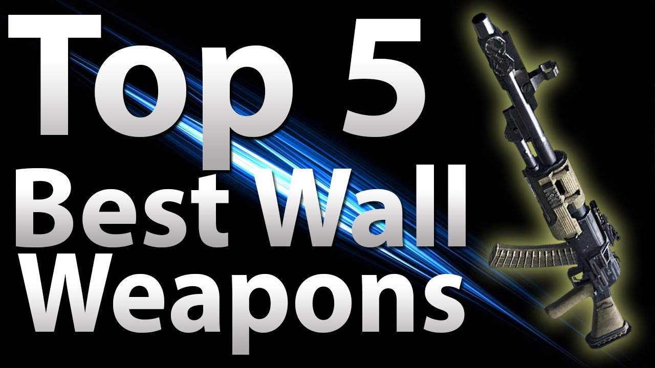 TOP 5 Wall Guns in 'Call of Duty Zombies' - Black Ops 2 Zombies, Black Ops & WaW
