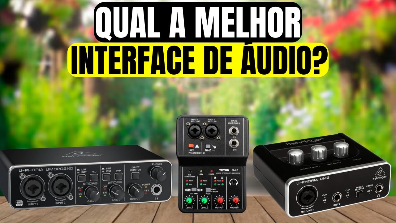 As 5 Melhores Interfaces de &Aacute;udio Para Comprar em 2025