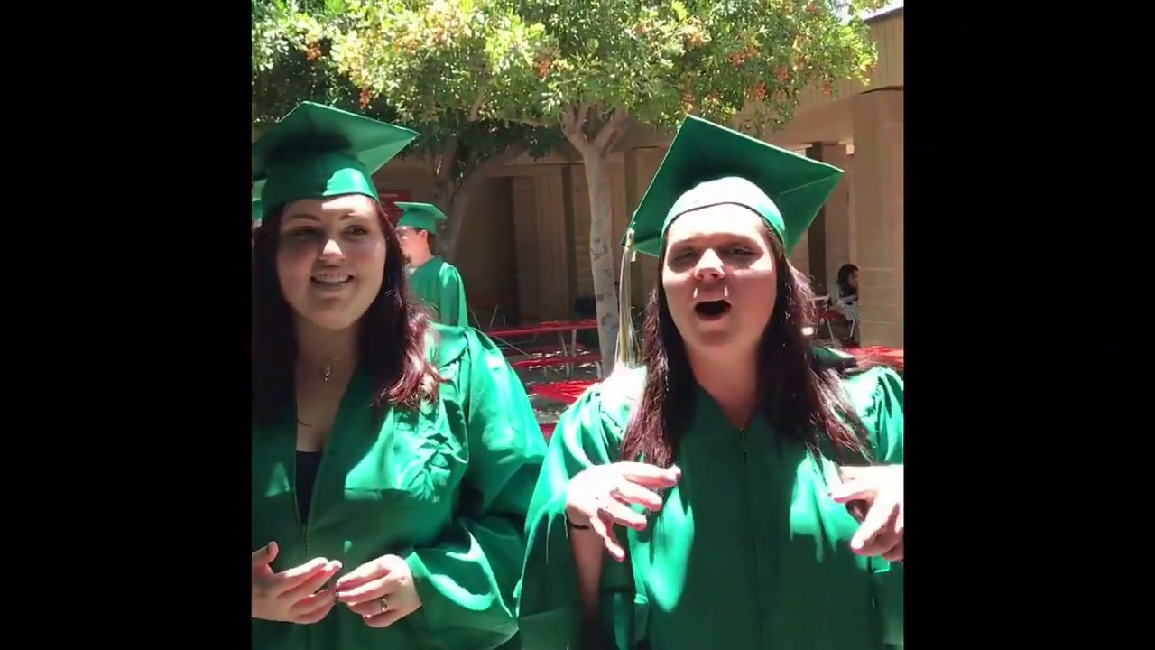 Before moving forward, some Brea Olinda High seniors take one final trip back