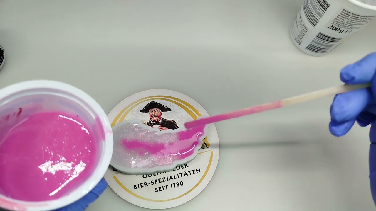 unintentional ASMR Resin Art 🪷✨ Lotus Schatulle & Engelsflügel im Zeitraffer