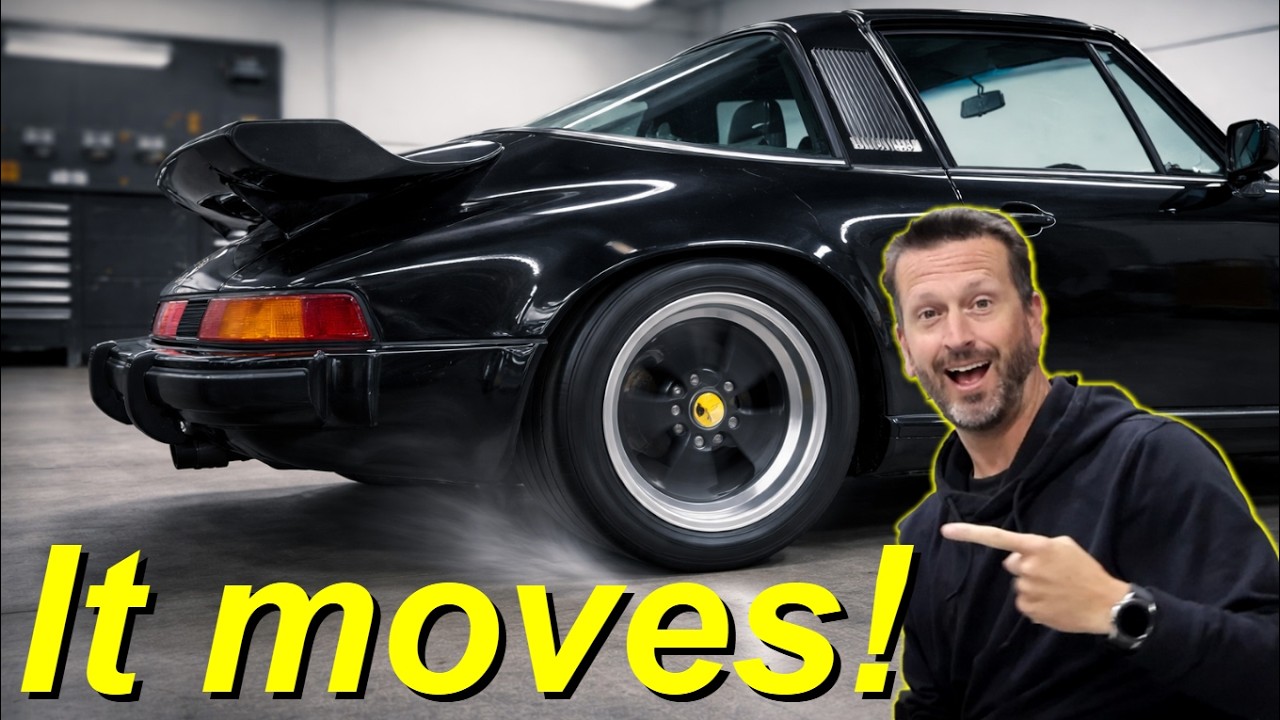Holy sh*t… it moves!  Porsche 911 First Motor Spin!