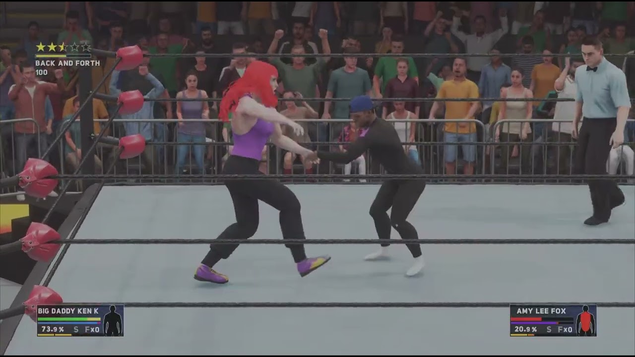 WWE 2K18: Low blow To Amy Lee Fox