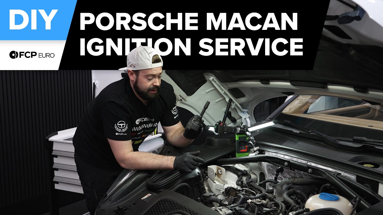 Замена катушки зажигания и свечей зажигания Porsche Macan своими руками (Porsche 95B Macan S, GTS...