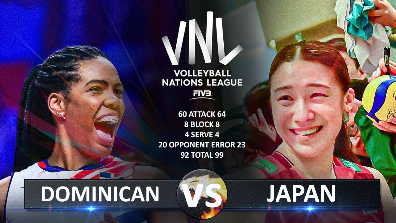 Dominican Republic vs Japan | Women's VNL 2024