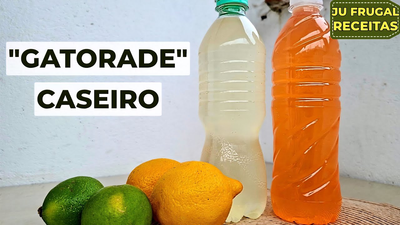 COMO FAZER ISOTÔNICO CASEIRO SAUDÁVEL E NATURAL