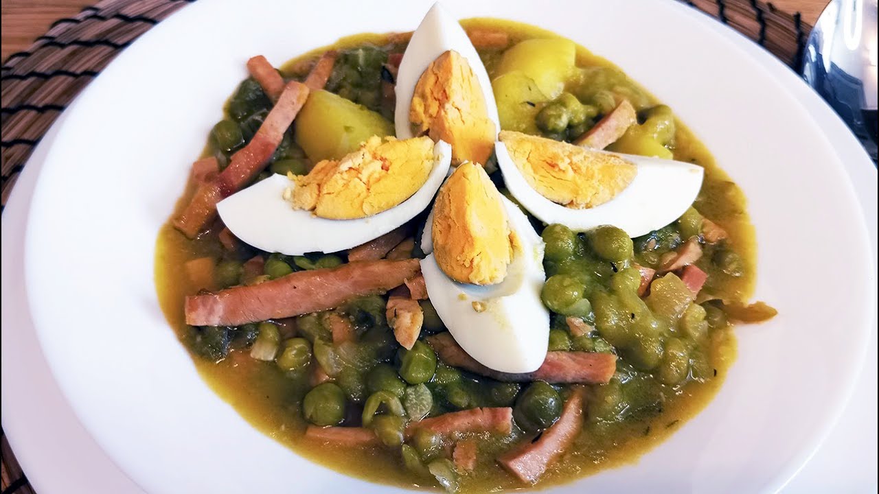 🇮🇨  Potaje de Arvejas Riquísimo (Receta Canaria) || Delicious Pea Stew (Canarian Recipe).
