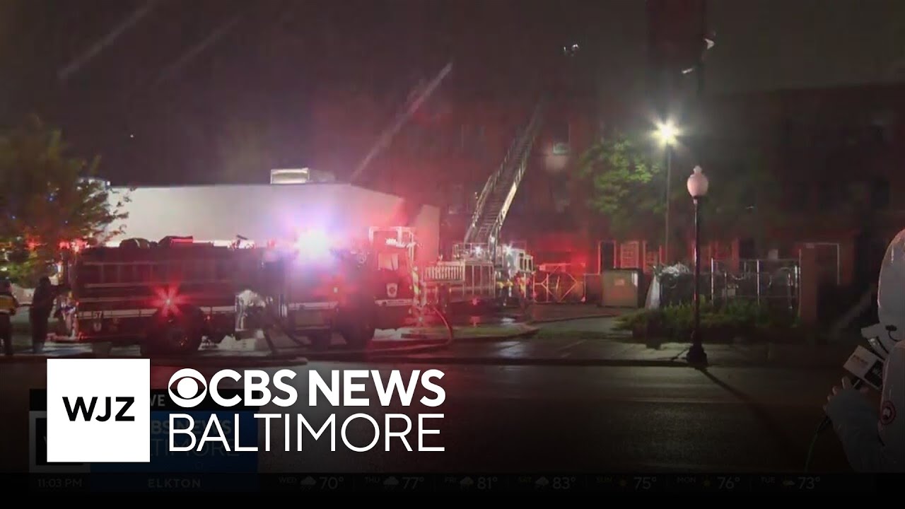 Baltimore warehouse condemned following massive fire