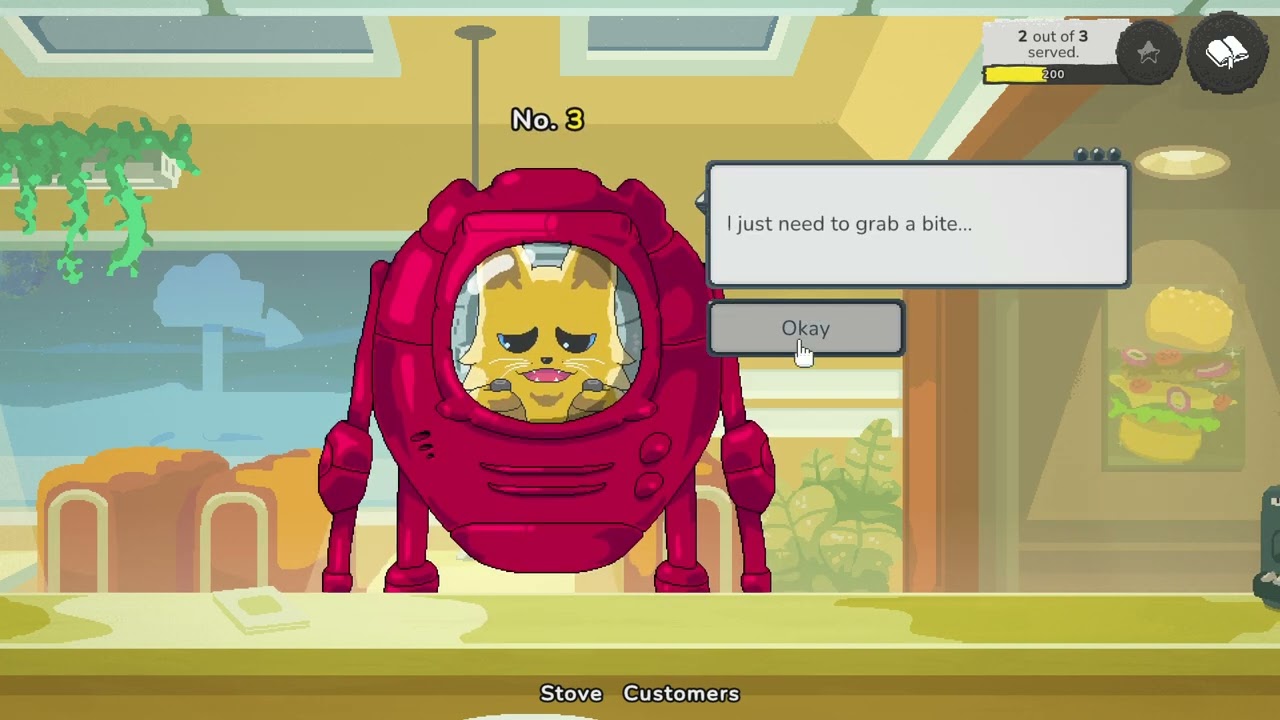 Galaxy Burger Gameplay - Steam