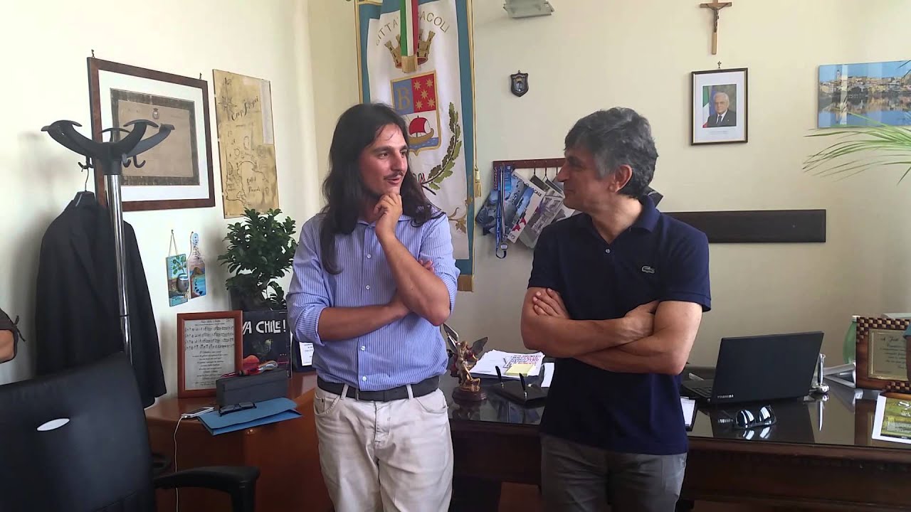 Vincenzo Salemme incontra il Sindaco di Bacoli Josi Gerardo Della Ragione
