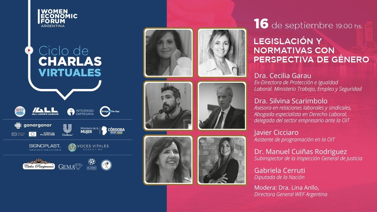 Ciclo de Charlas Virtuales / Legislación y Normativas con Perspectivas de Género