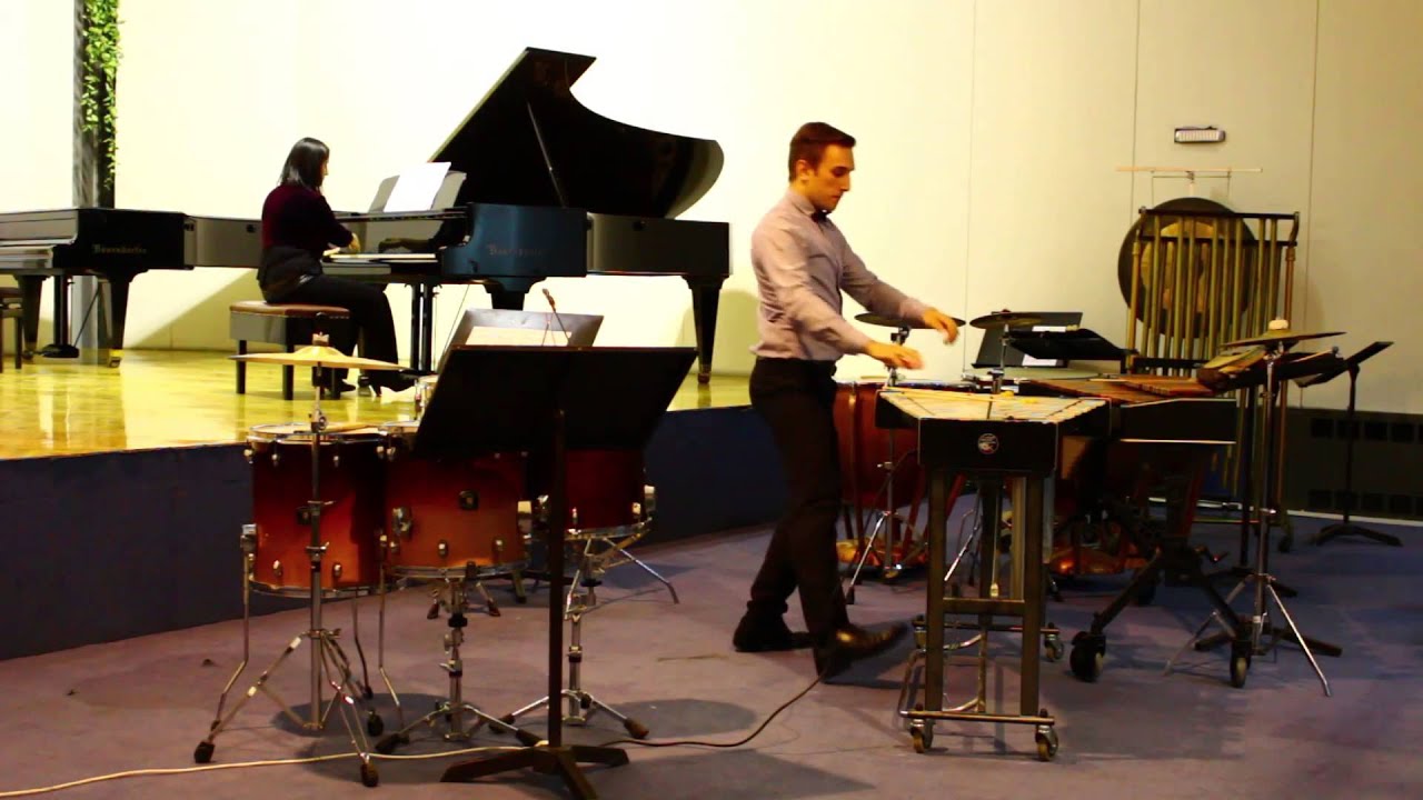 Tanec (Dance) for multiple percussion and piano by Tome Manchev - Antonie Veskovski