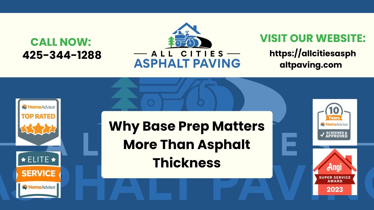 Why Base Prep Matters More Than Asphalt Thickness