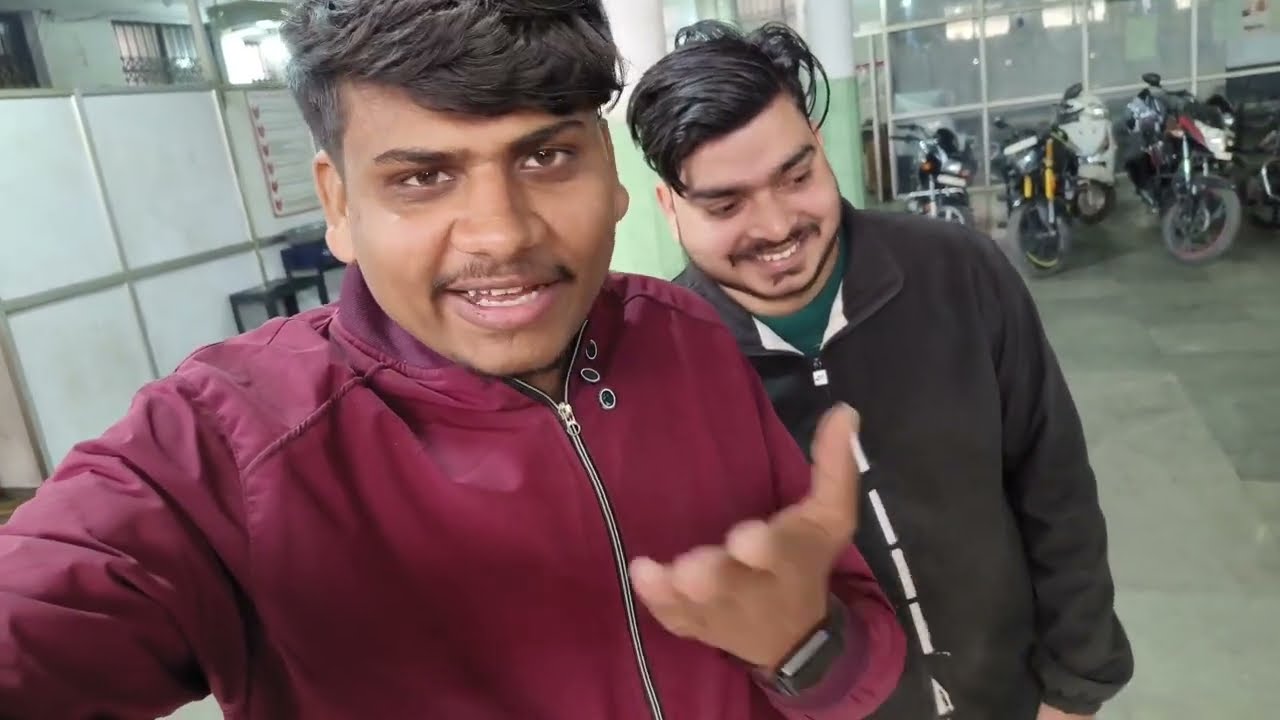 FINALLY SERVICE KARANE PAHUNCH GAYA 🏍️😮