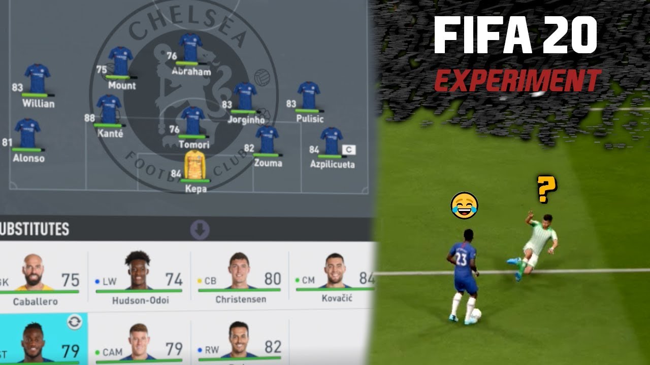 ZABETONOVANÁ CHELSEA! [FIFA 20 EXPERIMENT]