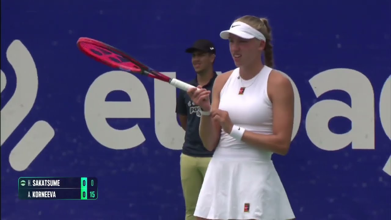 Himeno Sakatsume [Q] (JPN) vs Alina Korneeva [Q] (RUS) // 7-5 7-6 // W125 Porto // 2nd Round