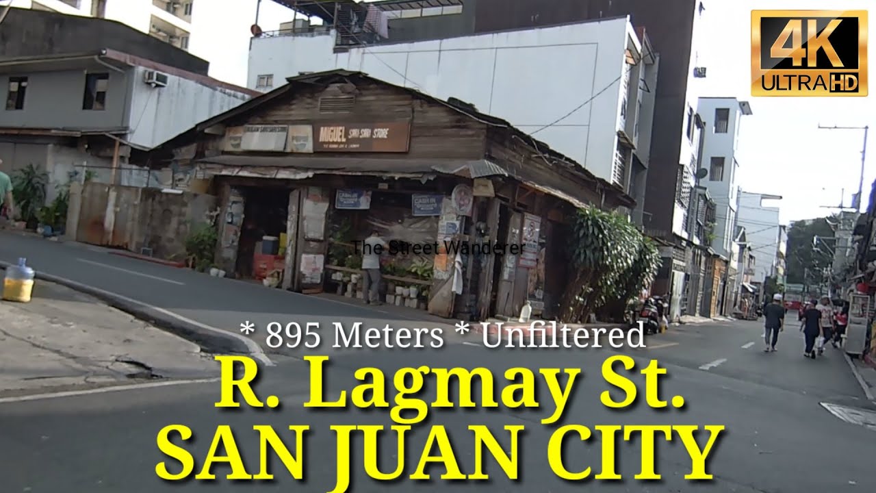 The PEACEFUL R. Lagmay Street in San Juan City (895m)