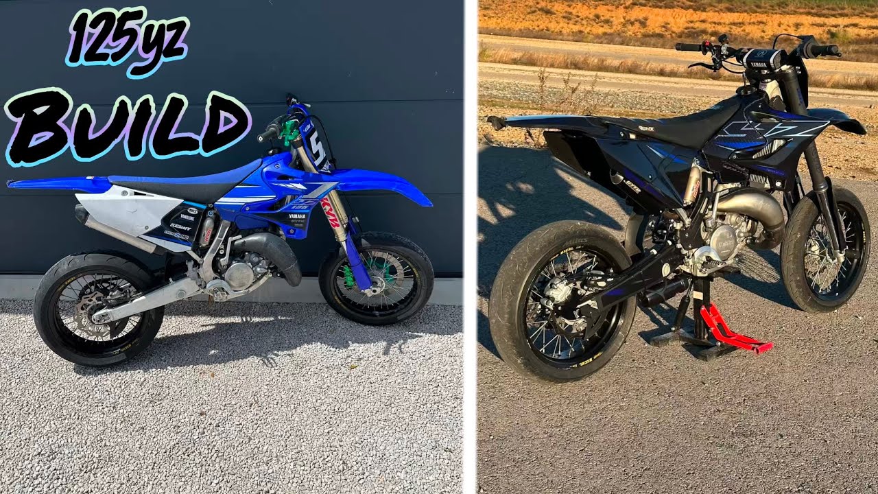YAMAHA 125 YZ SUPERMOT BUILD